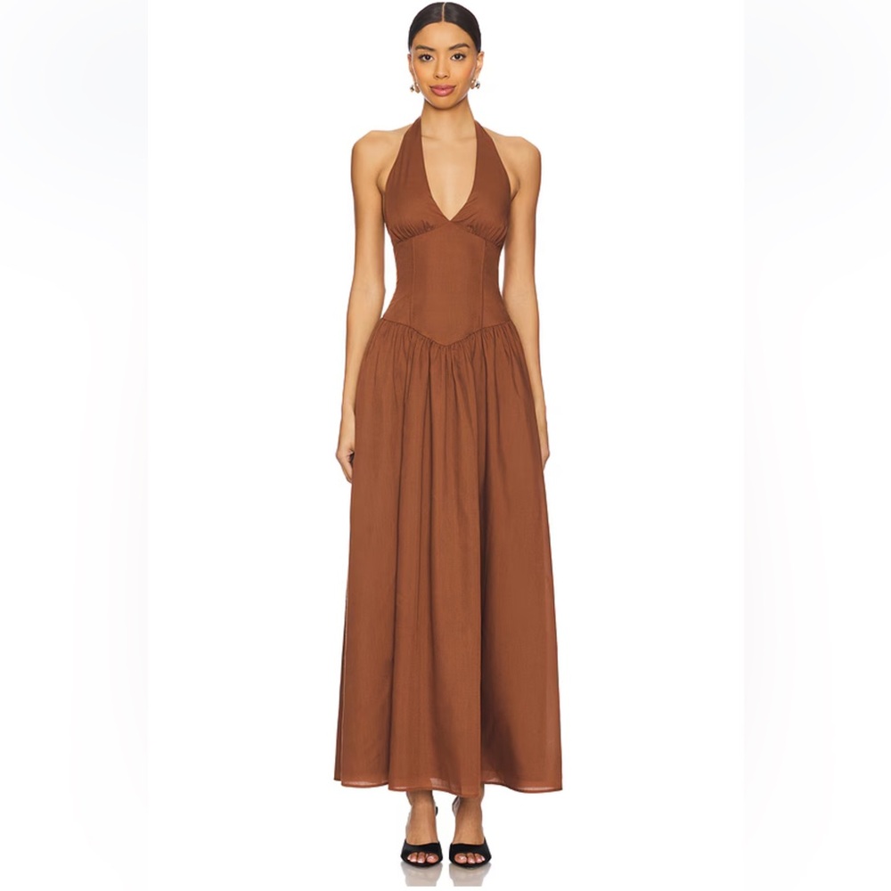 Bexley Maxi Dress in Brown